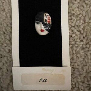 vintage Adagio face pin